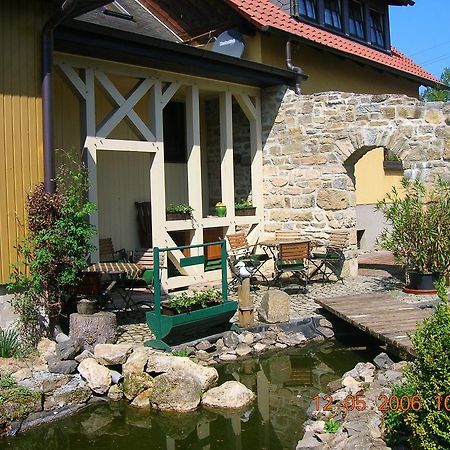 Landferienhaus Pension Erika Mühlhausen الغرفة الصورة